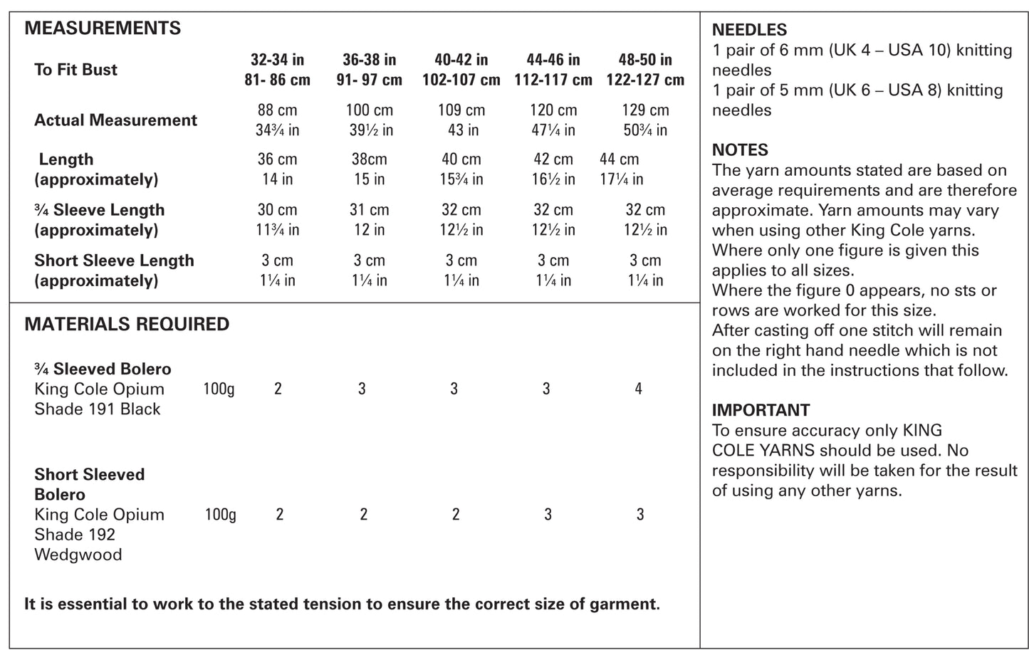 King Cole 3684 kosse nanat khar kosse