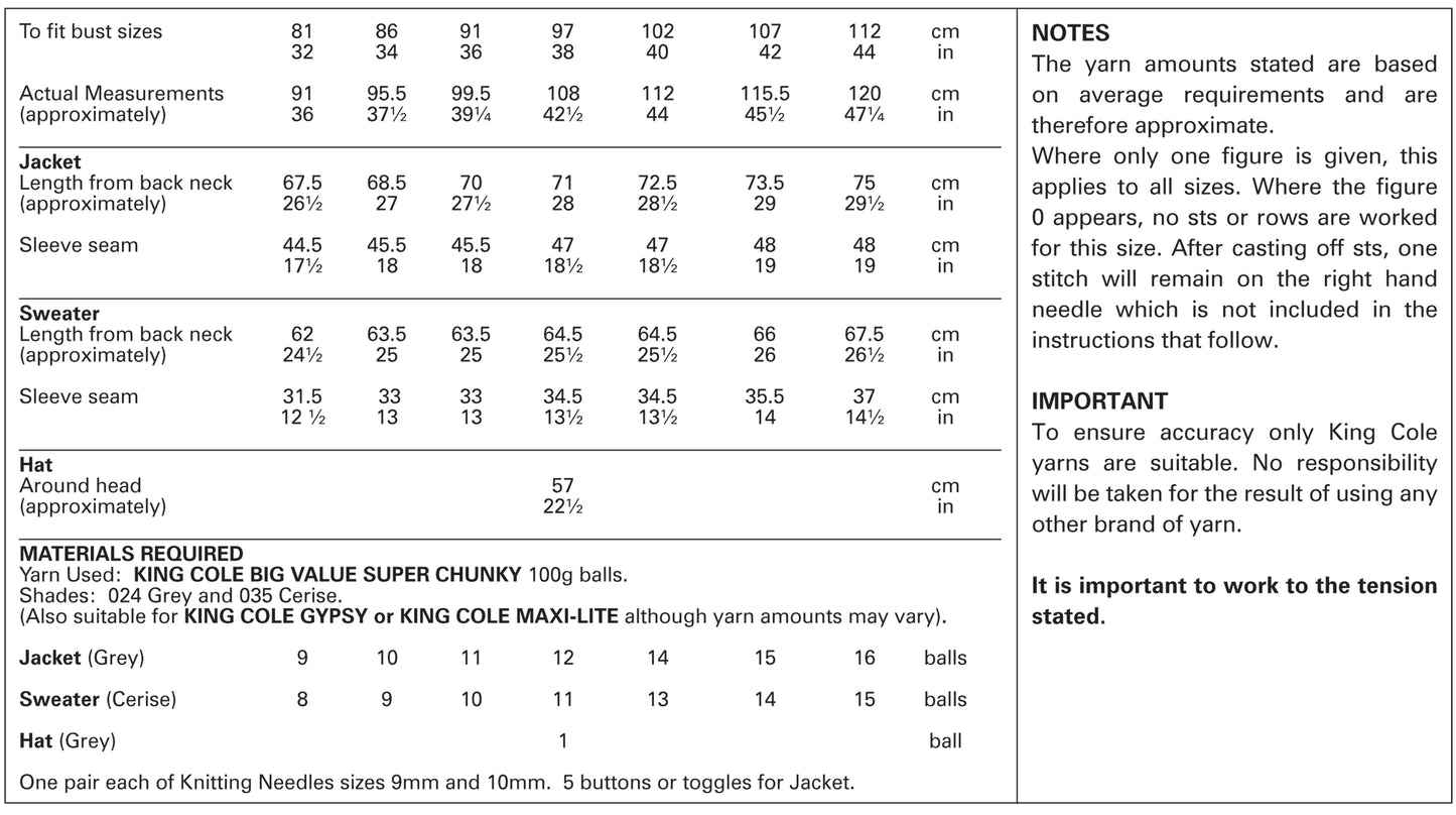King Cole 3816 kosse nanat khar kosse