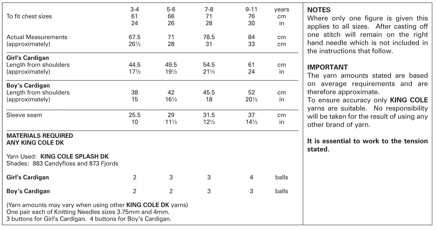 King Cole 3848 kosse nanat khar kosse
