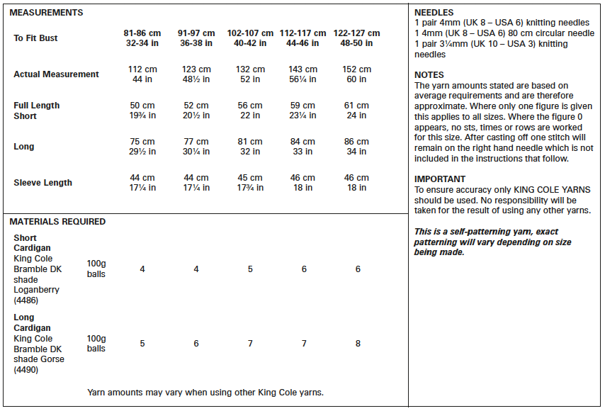 King Cole 5649 kosse nanat khar kosse