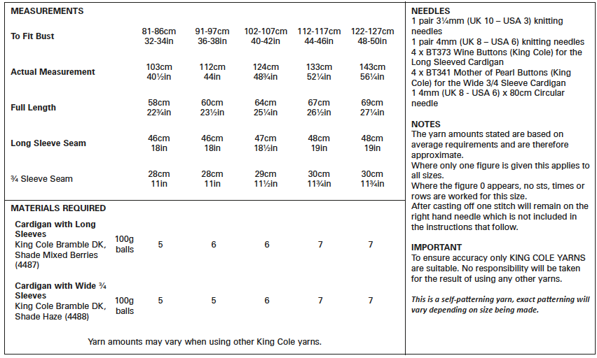 King Cole 5648 kosse nanat khar kosse