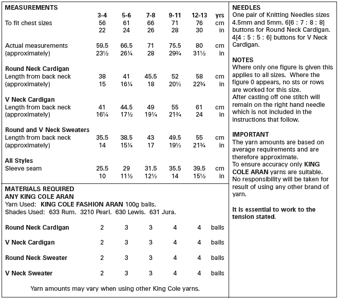 King Cole 5542 kosse nanat khar kosse