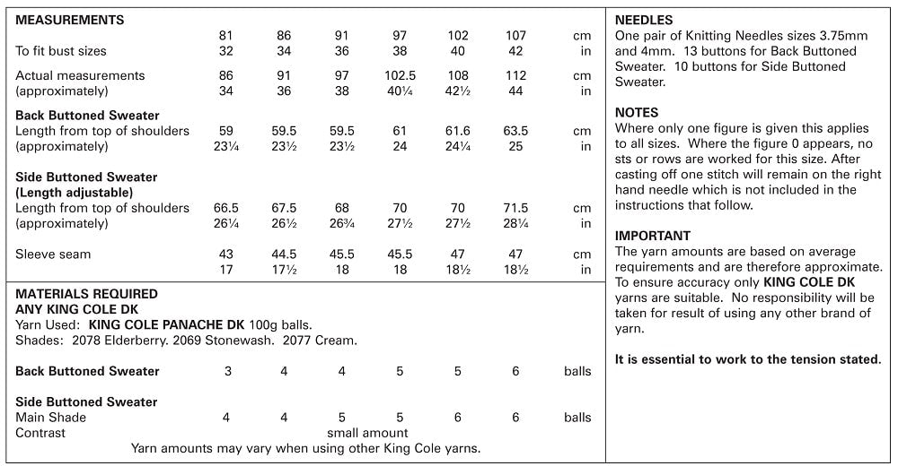 King Cole 5254 kosse nanat khar kosse