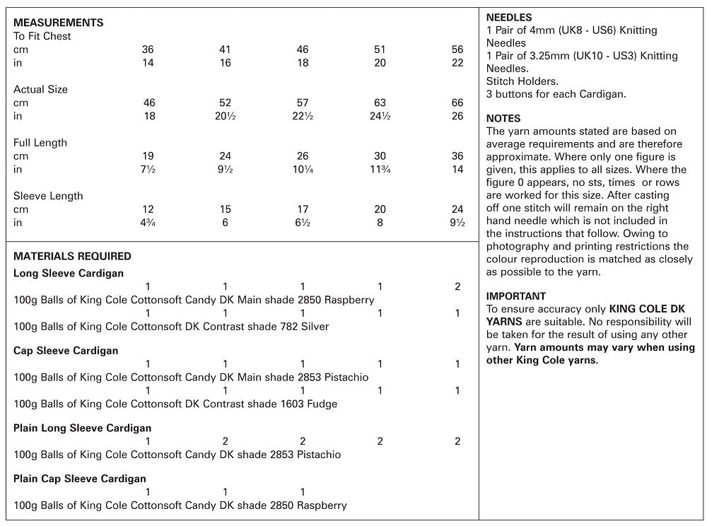 King Cole 5206 kosse nanat khar kosse
