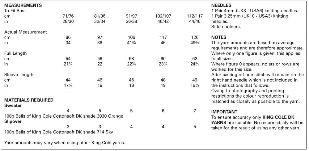 King Cole 4840 kosse nanat khar kosse