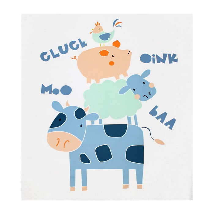 Cluck Moo Oink Panel kosse nanat khar kosse