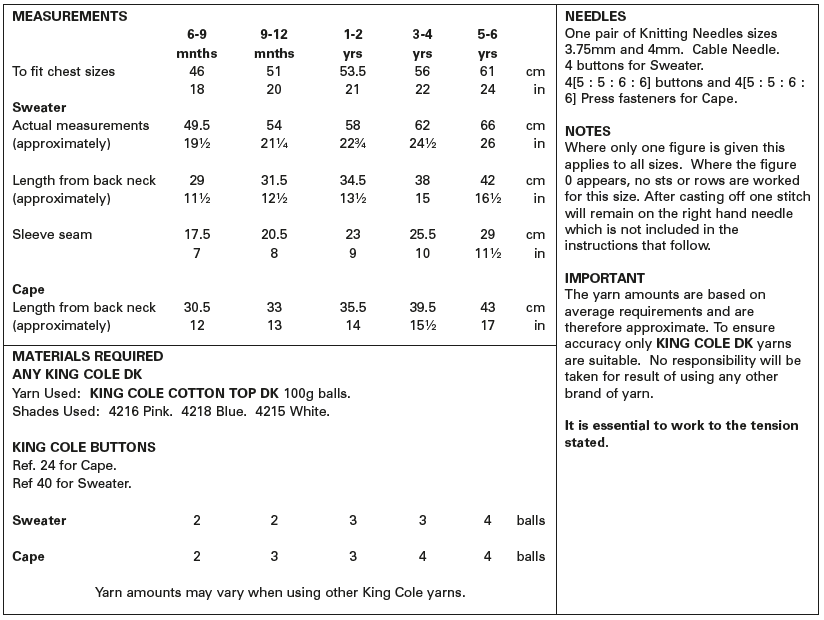King Cole 5486 kosse nanat khar kosse