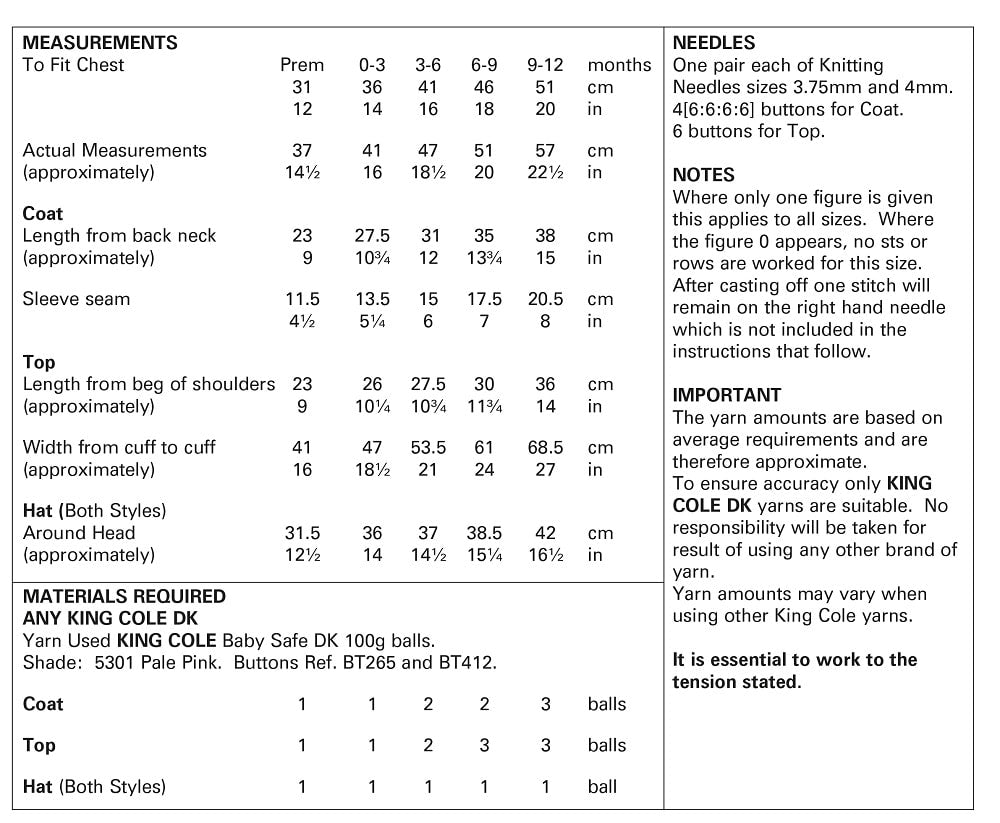 King Cole 5771 kosse nanat khar kosse