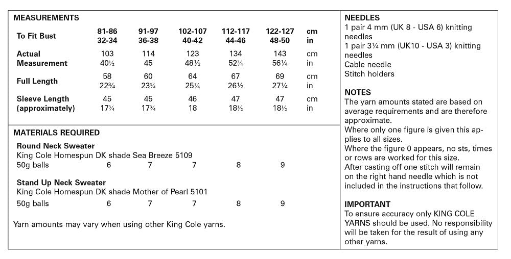 King Cole 5794 kosse nanat khar kosse