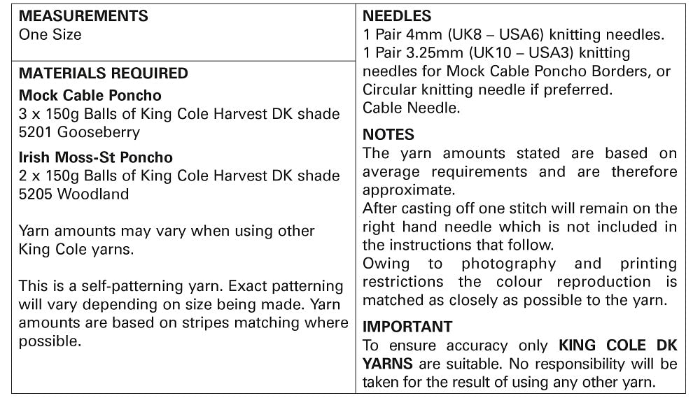 King Cole 5785 kosse nanat khar kosse