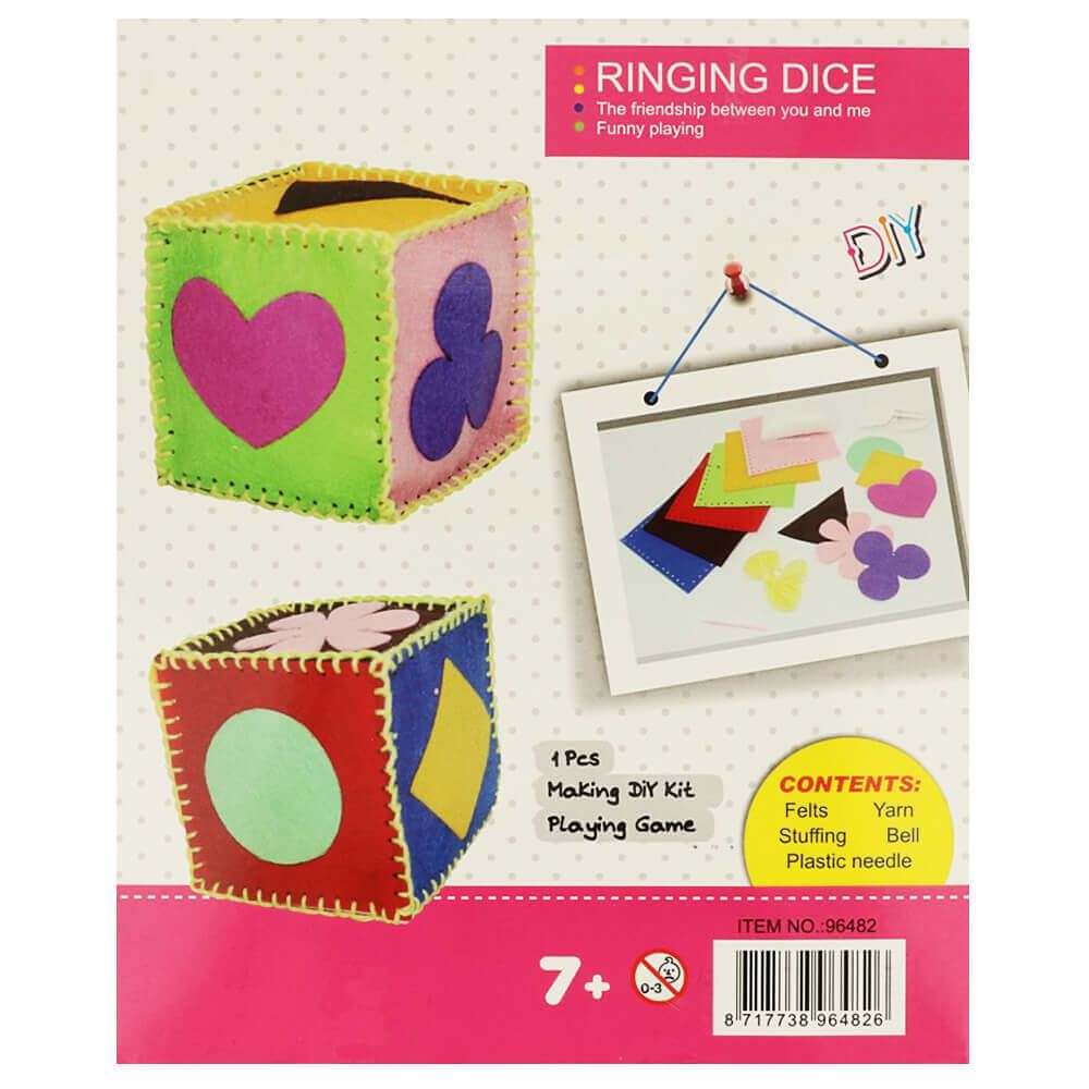Felt Dice Sewing Kit for Children kosse nanat khar kosse