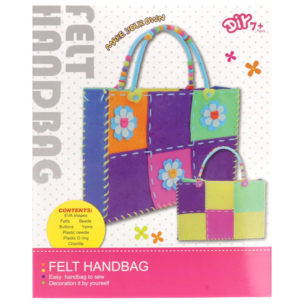 Felt Handbag Sewing Kit for Children kosse nanat khar kosse