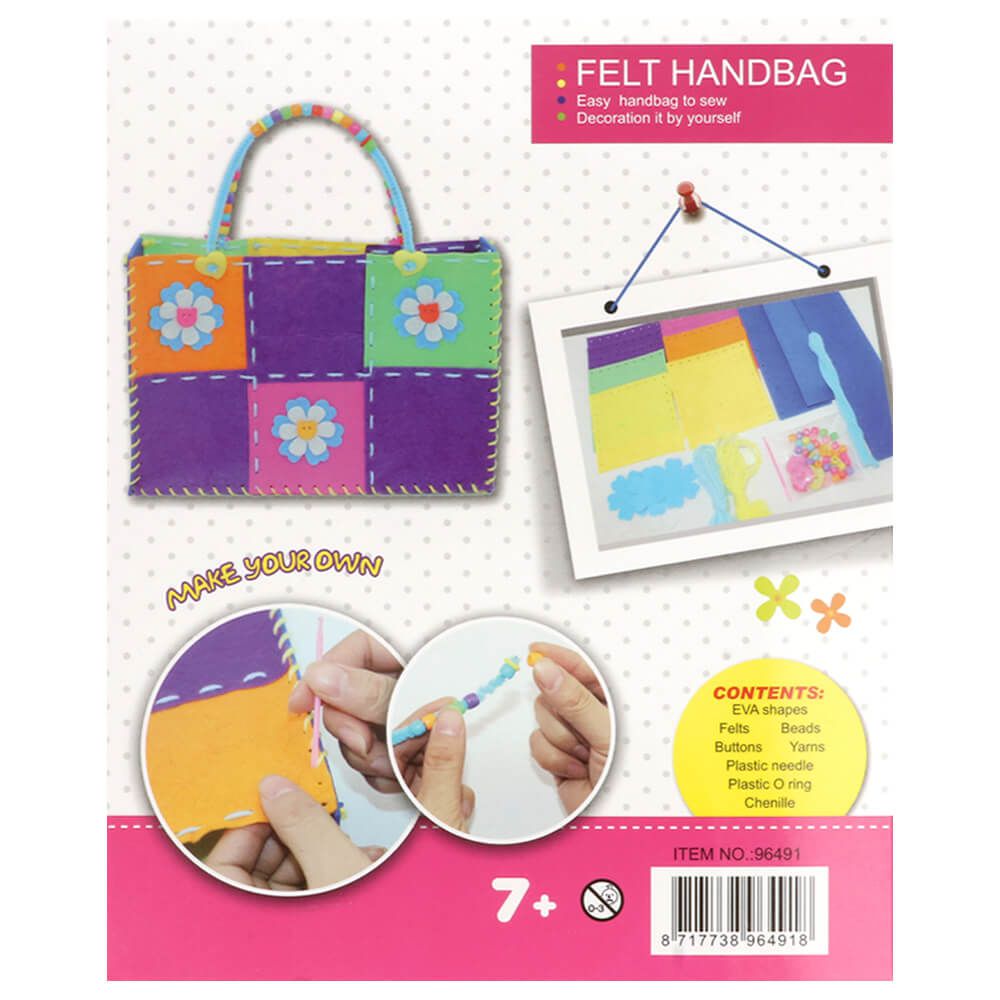 Felt Handbag Sewing Kit for Children kosse nanat khar kosse