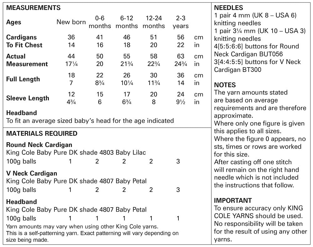 King Cole 5773 kosse nanat khar kosse