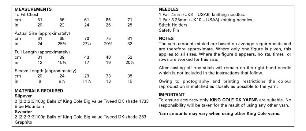 King Cole 5706 kosse nanat khar kosse