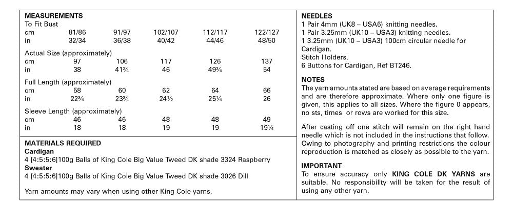 King Cole 5709 kosse nanat khar kosse