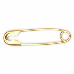 20mm Brass Safety Pins kosse nanat khar kosse