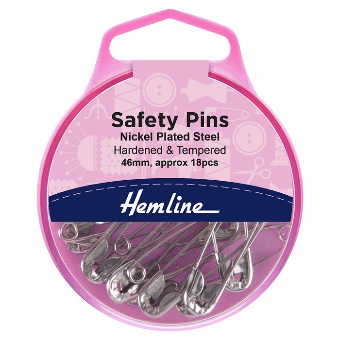 46mm Nickel Safety Pins kosse nanat khar kosse