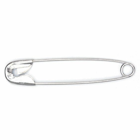 46mm Nickel Safety Pins kosse nanat khar kosse