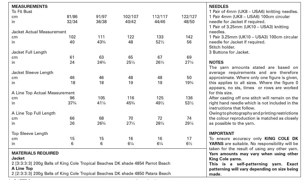 King Cole 5887 kosse nanat khar kosse