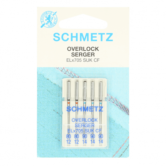 Schmetz Overlocker needles 80-90 kosse nanat khar kosse