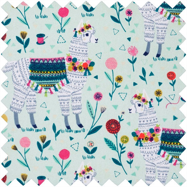 Matt PVC Yarn and Knitting Pin Holder (Llama) kosse nanat khar kosse