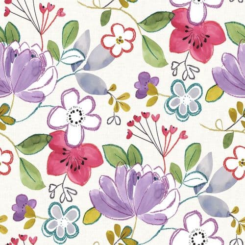 Everyday Wipe Clean Tablecloth Floral