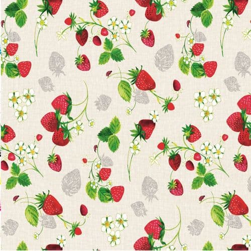 Everyday Wipe Clean Tablecloth Strawberries