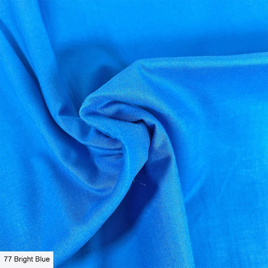 Organic Cotton Bright Blue