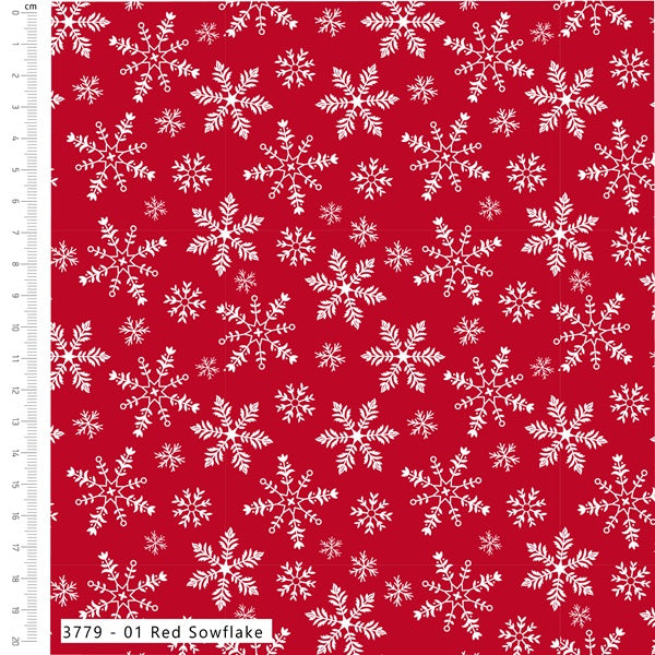 Classic Christmas Red Snowflake 3779-01 kosse nanat khar kosse 