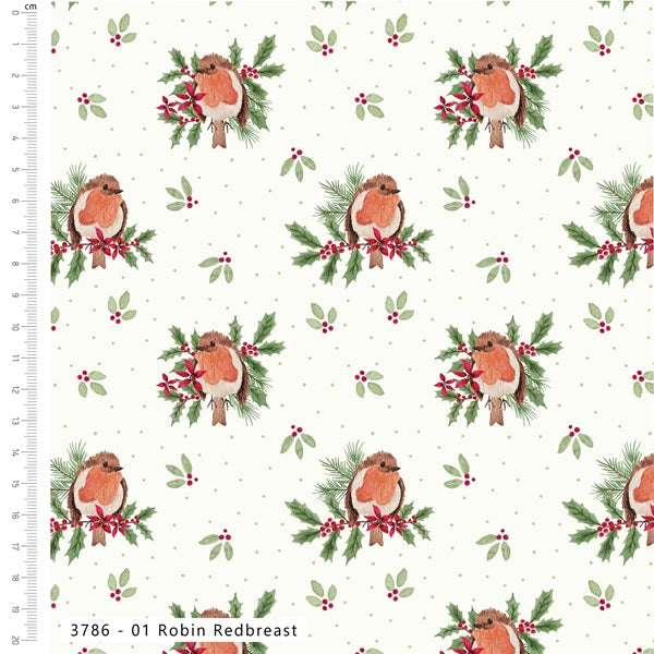 Merry Little Robin Redbreast 3786-01 kosse nanat khar kosse 