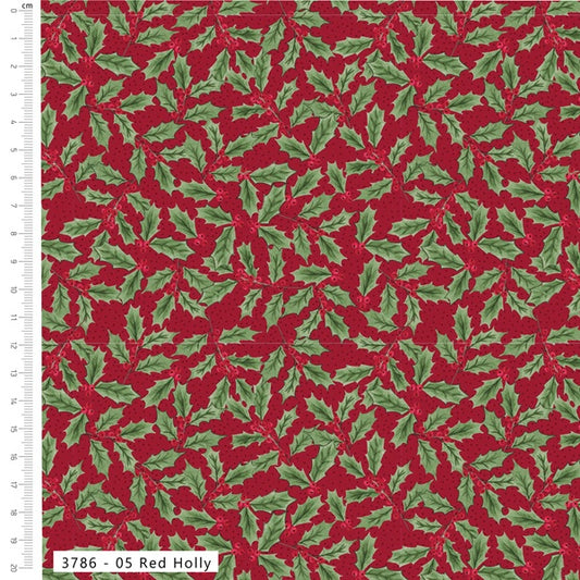 Merry Little Robin Red Holly 3786-05
