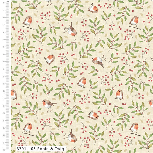 Yuletide Burrows Robbin & Twig