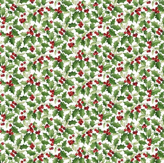 Barnyard Christmas Holly 28805-10