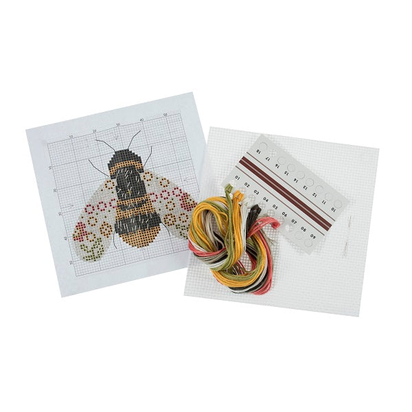Trimits Bee Mini Counted Cross Stitch Kit kosse nanat khar kosse 