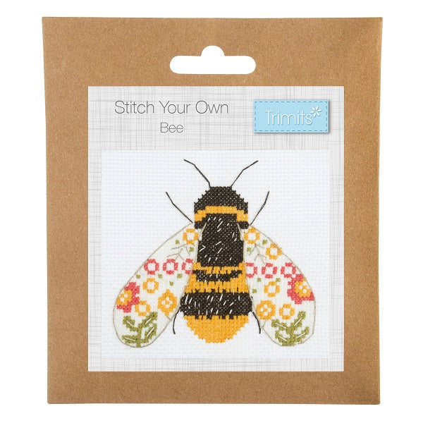 Trimits Bee Mini Counted Cross Stitch Kit kosse nanat khar kosse 