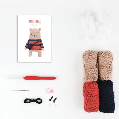 Anchor Benji the Bear Amigurumi Crochet Kit