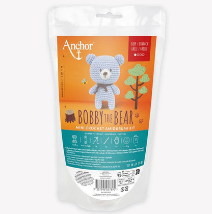 Anchor Bobby the Bear Amigurumi Crochet Kit