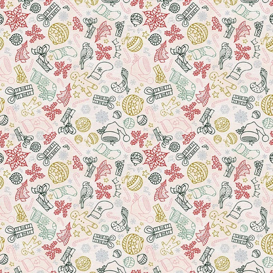 Holiday Hues Christmas Illustrations multi 120-6164