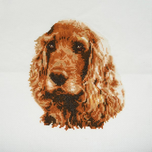 Trimits Cross Stitch Kit Cocker Spaniel kosse nanat khar kosse 