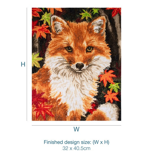 Trimits Large Counted Cross stitch Fox Kit kosse nanat khar kosse 