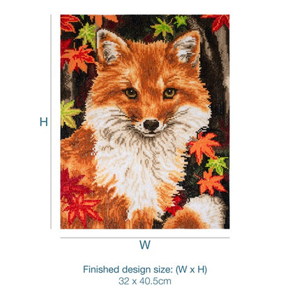 Trimits Large Counted Cross stitch Fox Kit