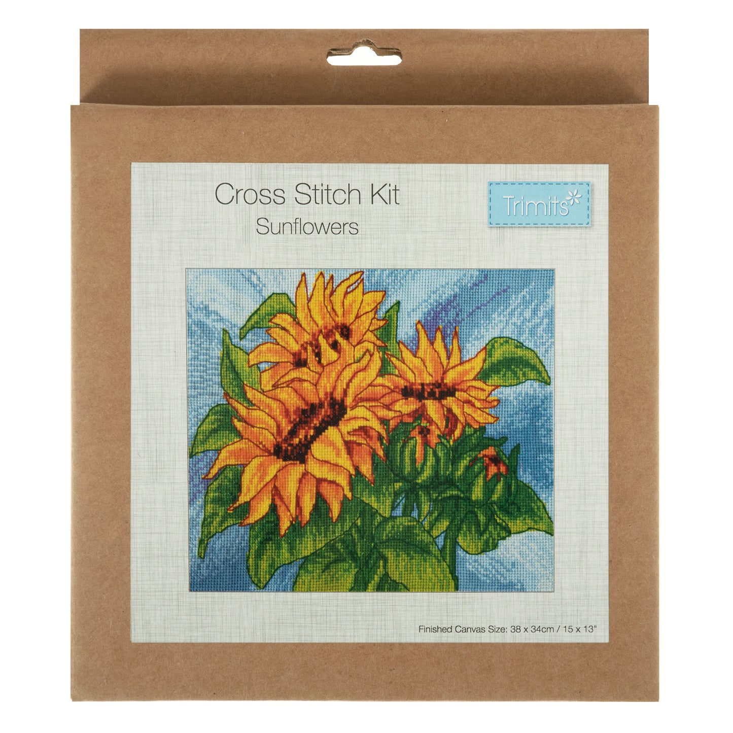 Trimits Large Counted Cross Stitch Sunflowers Kit kosse nanat khar kosse 