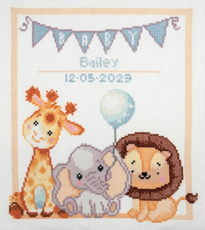 Trimits Large Counted Cross Stitch Baby Kit