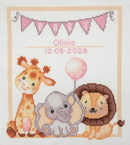 Trimits Large Counted Cross Stitch Baby Kit