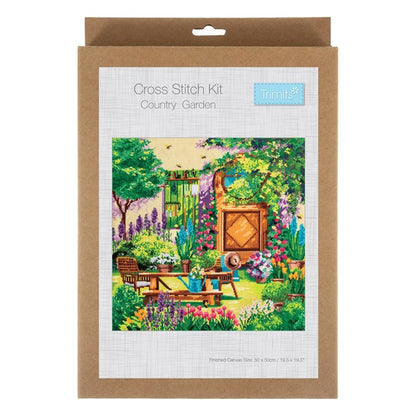 Trimits Country Garden Counted Cross Stitch Kit