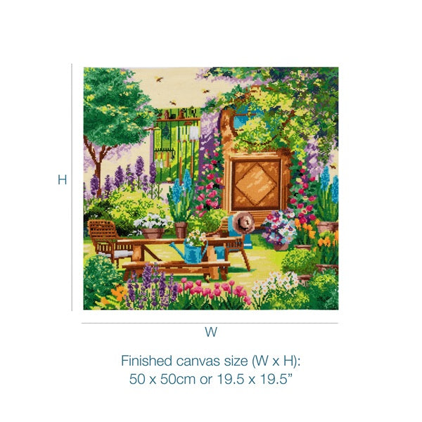 Trimits Country Garden Counted Cross Stitch Kit kosse nanat khar kosse 