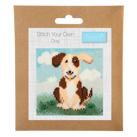 Trimits Mini Counted Cross Stitch Dog Kit