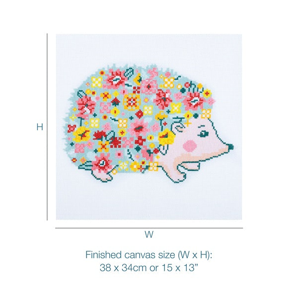 Trimits Large Counted Cross Stitch Hedgehog Kit kosse nanat khar kosse 