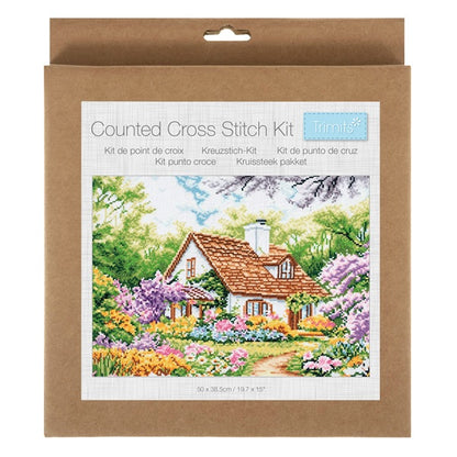 Trimits Large Counted Cross Stitch House Kit